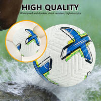 Siap Kirim Bola Sepak Mini Ukuran 5 Kulit PU Thermal Bonded Tahan Lama Ringan Grosir untuk Olahraga Tim & Souvenir Pesta