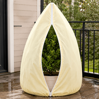 Sac de protection contre le gel pour jardin 1m x 1,6m avec fermeture éclair pour fleurs, légumes et jeunes arbres