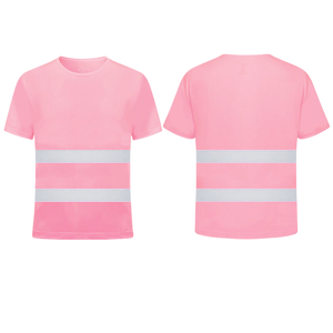 HBC Chemise de travail en polyester 100% haute visibilité pour homme <span class=keywords><strong>Gilet</strong></span> de sécurité réfléchissant et T-Shirt Vêtements réfléchissants pour la sécurité - Product Image 5