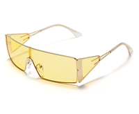 Lunettes de soleil Bettega Conjoined Fashion, nouvelle monture, tendance, personnalité, pose, incontournable, lunettes fraîches et petites, surdimensionnées