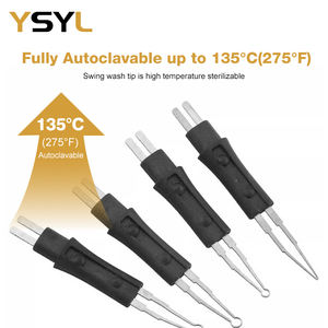 Mesin Dental elektrik portabel 4 ujung, peralatan Dental elektrik endodontik Gutta Percha Cutter logam temperatur tinggi plastik hitam + perak ISO9001-13485 - Product Image 5