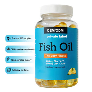 Richtek Label pribadi laut dalam, minyak ikan mentah kualitas tinggi diskon besar Omega 3 Epa & Dha Softgel kapsul dosis untuk dewasa - Product Image 1