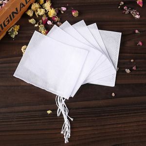 Sachets de thé jetables personnalisés et herbes, grands sachets filtrants vides en non-tissé pour infusions - Product Image 2