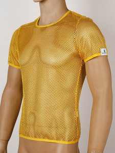 Verano vacaciones moda caliente Sexy transparente fiesta desgaste malla Fish Net camiseta chaleco para orgullo LGBT para hombres Gay - Product Image 2