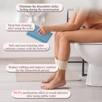 Lingettes jetables biodégradables avec logo personnalisé Lingettes humides bactériostatiques en papier pour les soins menstruels féminins équilibrés au ph