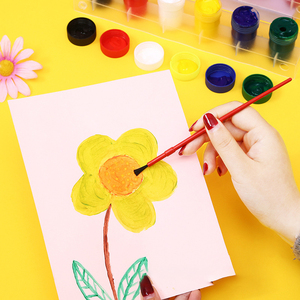 Tempera <span class=keywords><strong>Lavabile</strong></span> per Bambini 2026, 6 <span class=keywords><strong>Colori</strong></span>, per <span class=keywords><strong>Pittura</strong></span> con le Dita, Educazione Precoce - Product Image 6