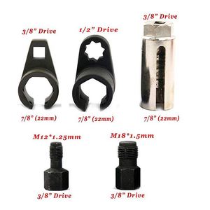 <strong>AUTOMOTIVE</strong> 5PC 1/2" 22mm Oxygen Sensor Socket Removal Thread Chasers Set <strong>Spark</strong> Plug - Product Image 2