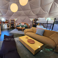 Dôme de tente en verre PVC à prix avantageux, tente de glamping pour hôtel en plein air