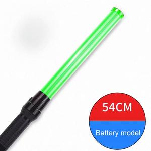 Veiligheidscontrole verkeersstaf LED knipperende verkeerssignaalstaf rood en blauw knipperlicht veiligheidsstaf batterijversie - Product Image 6