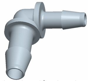 Adaptador de plástico recto con rosca macho, conector de manguera tipo barb, codo, accesorios para tuberías con rosca transparente de 1/8 pulgada (3.5mm) de diámetro interno - Product Image 3