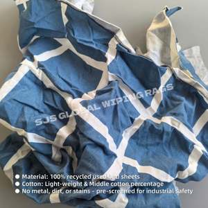 Trapos de Limpieza de Algodón de Uso General para Talleres, Uso Marino, Trapos de Lona de Colores Mixtos, Trapos de Tela Reciclada para Mecánicos - Product Image 4
