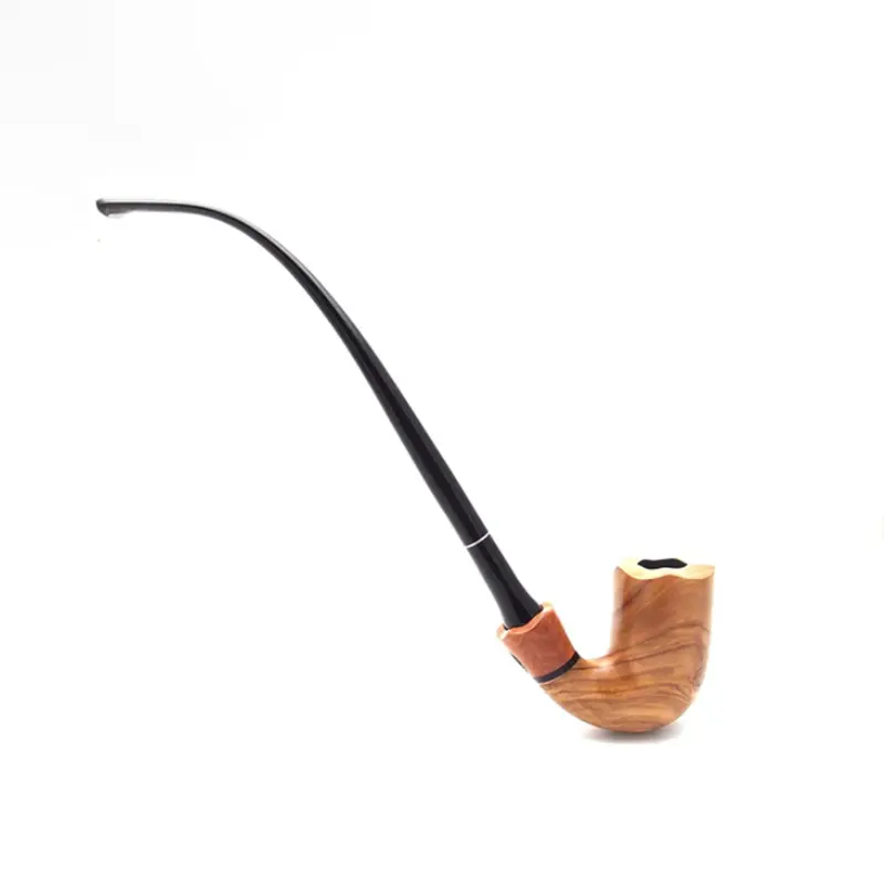 Unique Hand-carved Olive Natural Wood Smoking Pipe With Various Beautiful Design