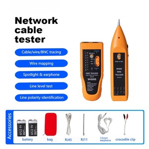 เครื่องทดสอบสายเคเบิลเครือข่าย/เครื่องติดตามแลน/เครื่องตรวจจับสายแลน WH806B - Product Image 2
