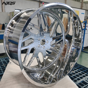 Ruedas NJQS de 22 Pulgadas, Llantas 22x12 Forjadas, Llantas Cromadas Forjadas de 22x10, Rueda Individual - Product Image 4
