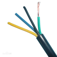 Câble souple en cuivre toronné Purorigin à faible MOQ, 1,5-6 mm, 2-5 conducteurs, isolé et gainé en PVC pour l'alimentation électrique domestique