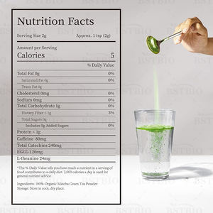 Bstbioनिजी लेबल प्रीमियम ग्रेड 1a-6a 30g/जार कार्बनिक मैचचा पाउडर - Product Image 3