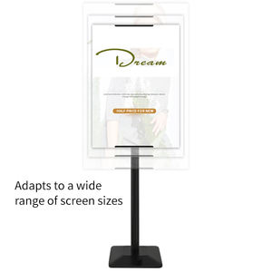 Support d'<span class=keywords><strong>affiche</strong></span> BOZE en alliage d'aluminium noir 50x70cm avec <span class=keywords><strong>porte</strong></span>-panneau portable <span class=keywords><strong>pour</strong></span> usage intensif - Product Image 4