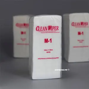 Disposable Nonwoven Wipe Paper High Quality Disposable 1/4 Fold Viscose Polycell Nonwoven Cleanroom Lint-free Wipes Wiping Paper