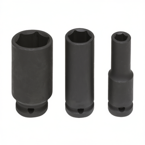 Juego de llaves de impacto Fervi de 3 piezas con vaso métrico profundo de 1/2 pulgada - Product Image 2