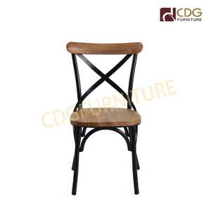 <span class=keywords><strong>Chaise</strong></span> de Banquet en métal industriel, nouveaux arrivages à empiler, Table et <span class=keywords><strong>chaise</strong></span> à dossier croisé pour Restaurant, restauration rapide, Commercial, nouveaux arrivages - Product Image 4