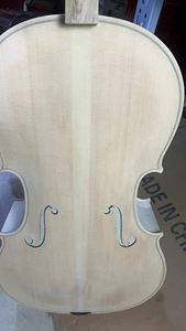 Cello blanc SurpassMusic 4/4 <span class=keywords><strong>7</strong></span>/<span class=keywords><strong>8</strong></span> 1/4 1/2, vente en gros, fabriqué <span class=keywords><strong>à</strong></span> la main, son puissant, épicéa massif, dos en érable flammé - Product Image 2