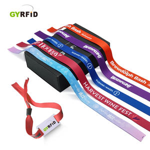 Pulsera tejida de tela <span class=keywords><strong>Rfid</strong></span> Nfc personalizada de alta calidad con etiqueta Nfc para eventos, festivales y fiestas - Product Image 3