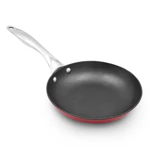 high quality enamel Surface Treatment Non-stick Frying Pan without cover