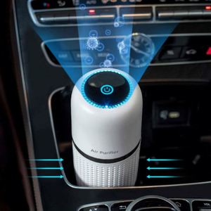 Smart Silent Electrostatic Air Purifier <b>Humidifier</b> Air Quality Display Low Noise USB/Battery Power 800mAh Battery Portable for - Product Image 2