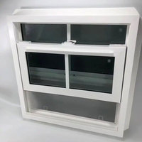 Fenêtres PVC en gros, fenêtres à battants en PVC à cadre étroit personnalisées pour maison, villa et cuisine
