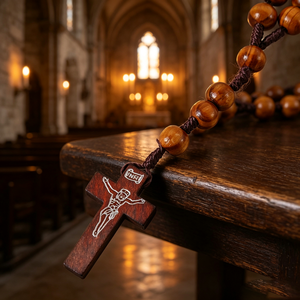 Rosarios de la Legión María para mujer, caja de rosarios al por mayor, collar de oración verde, mini rosario que brilla en la oscuridad, cuentas de rosario religiosas al por mayor, católicas - Product Image 1