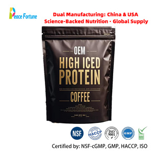 OEM-Café helado de alta proteína, proteína 20G, 2 disparos Espresso, azúcar 1G, soporte de enfoque, soportes de salud, suplementos alimenticios - Product Image 1