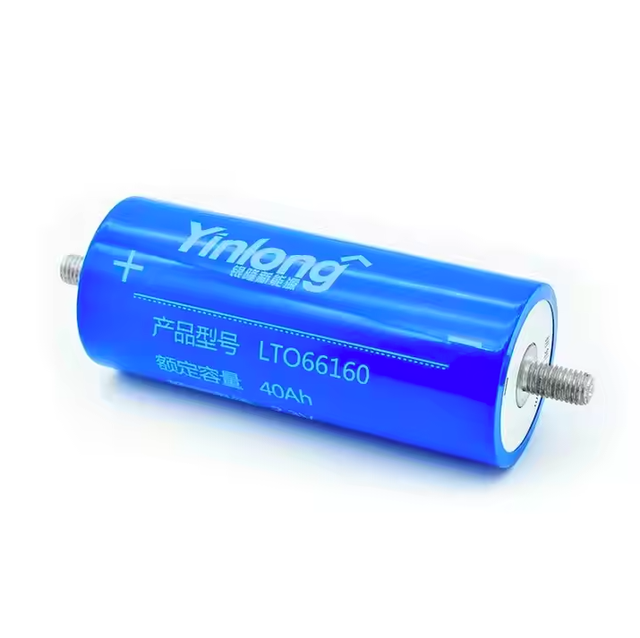 40Ah LTO Lithium Battery LTO66160 2.4V Cylindrical Cell with 20000 Cycle Life -40-60 Operating Temp for Energy Storage System