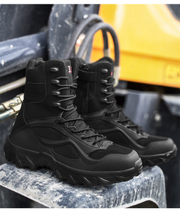 High-top Tactical Shoes Men's Lace-up <b>Work</b> Botas for Men's Outdoor Durable Tactical <b>Boots</b> - Product Image 6