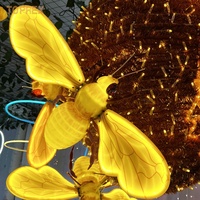 Luces LED de Jardín con Forma de Colmena de Abejas 3D para Exteriores, Toprex, Gran Venta, con Motivo de Abejas para Navidad, Halloween, Pascua, IP65 para Días Festivos