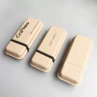 Boîte en pulpe personnalisée écologique de 2 mm en fibre moulée à sec haute densité 2026 pour l'emballage promotionnel des supermarchés et des expositions