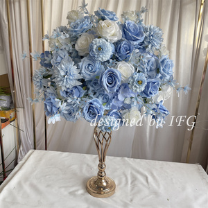 Centrotavola Moderni e Romantici IFG, Sfere Floreali Colorate in Seta da 50cm di Diametro per Decorazione Tavoli da Pranzo - Product Image 6