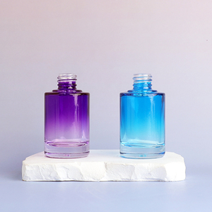 <span class=keywords><strong>30ml</strong></span> vòng tròn bằng gỗ Silicone Chai nhỏ giọt dày dưới xi lanh tinh chất thủy tinh tinh dầu chai bơm phun mỹ phẩm - Product Image 3