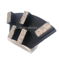 JDK Plaque de meulage diamantée à 5 segments pour polir le béton