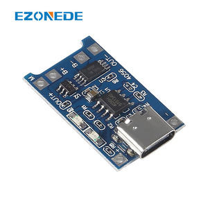TP4056 Tipo-C USB 5V 1A 18650 Módulo de cargador de batería de litio de protección dual Placa de carga con circuitos integrados - Product Image 4