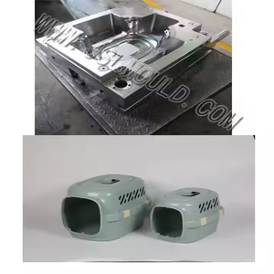 Boîte de transport pour chat en plastique de haute qualité Cag <span class=keywords><strong>Dog</strong></span> Cage <span class=keywords><strong>House</strong></span> Pet Carrier <span class=keywords><strong>Mold</strong></span> - Product Image 3