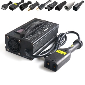 Venta al por mayor de fábrica, carrito de <span class=keywords><strong>golf</strong></span> Ez-go eléctrico, cargador de batería de carrito, 43,8 V, 18A, enchufe de Reino Unido/EE. UU./UE/AU, cargador de batería LiFePO4 opcional - Product Image 1