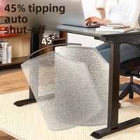 Chauffe-pieds 190W à branchement trois voies, tapis chauffant pour bureau et maison avec contrôle intelligent, chauffe-jambes, chauffage sous table