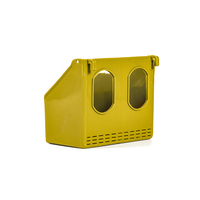Mangeoire à pigeons de haute qualité à 3 trous, mangeoire suspendue en plastique durable pour cailles, accessoires pour poulailler, kits d'accessoires pour ferme avicole
