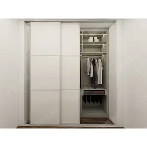 Diseño de armario para adolescentes de dos puertas de fácil montaje para sala de estar India