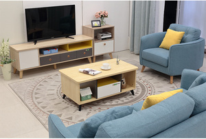 <span class=keywords><strong>Table</strong></span> Basse Moderne Adaptée Style Scandinavie <span class=keywords><strong>Table</strong></span> Basse en Bois - Product Image 2