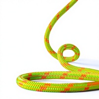 Corde tressée personnalisable pour arboriculteur, couleur jaune vif, haute résistance, 24 brins PA, corde statique d'escalade, diamètre 11,8 mm, pour tirage d'arbres