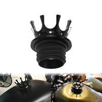Tapa Decorativa Ventilada para Tanque de Combustible de Motocicleta Estilo Corona para Harley Softail Touring Dyna Sportster XL Road Glide StreetBob