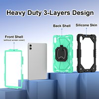 Funda de Silicona para Tablet con Correa de Mano Resistente a Caídas para Xiaomi Redmi Pad 2 Pro 12.1 Pulgadas POCO Pad M1 12.1 Pulgadas 2025