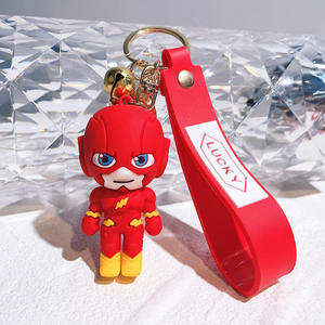 Artoon-Llavero de <span class=keywords><strong>superhéroe</strong></span> del universo para coche, accesorio colgante para bolsa de coche, regalo pequeño - Product Image 4