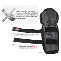 VEMAR Rodilleras y coderas para montar en motocicleta Motocross Ciclismo Rodilleras Motobike Accesorios 4 piezas Equipo de protección Deportes al aire libre